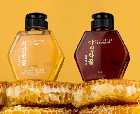 야생화꿀 + 거당벌꿀